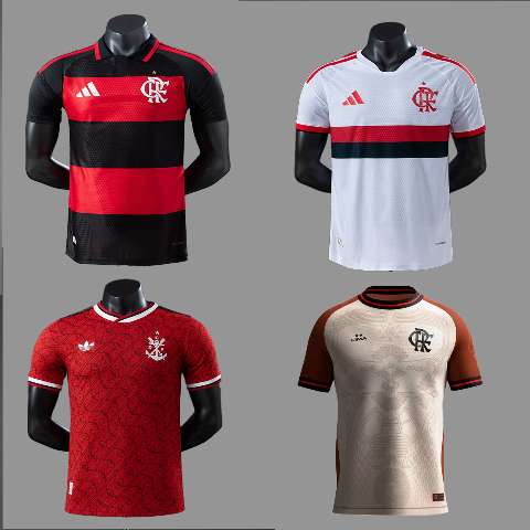 4 CAMISAS DO FLAMENGO VERSÃO 2026